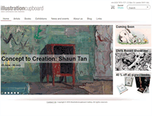 Tablet Screenshot of illustrationcupboard.com